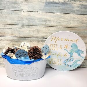 Meet Me By The Sea Nautical Seashell Decor
